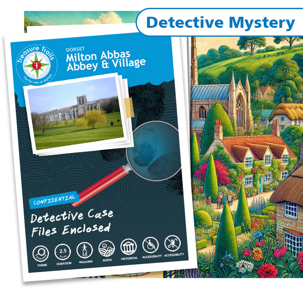 Treasure Hunt in Milton Abbas - Solve Clues & Explore