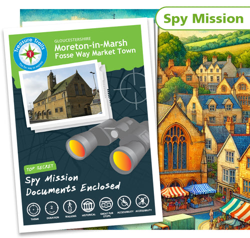 Treasure Hunt in Moreton-in-Marsh - Solve Clues & Explore