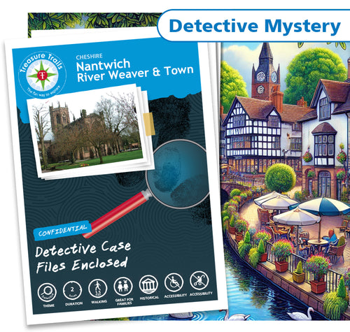 Treasure Hunt in Nantwich - Solve Clues & Explore