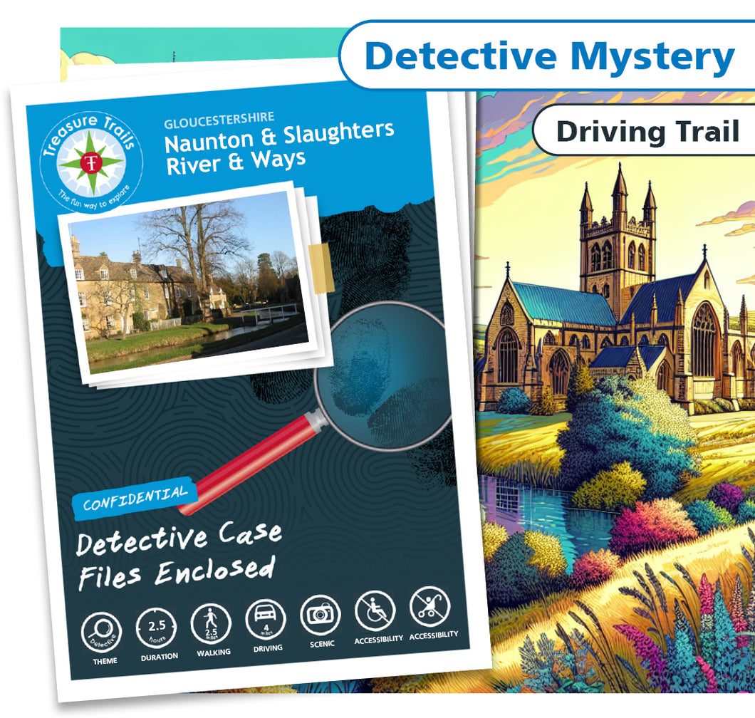 Treasure Hunt in Naunton & The Slaughters - Solve Clues & Explore