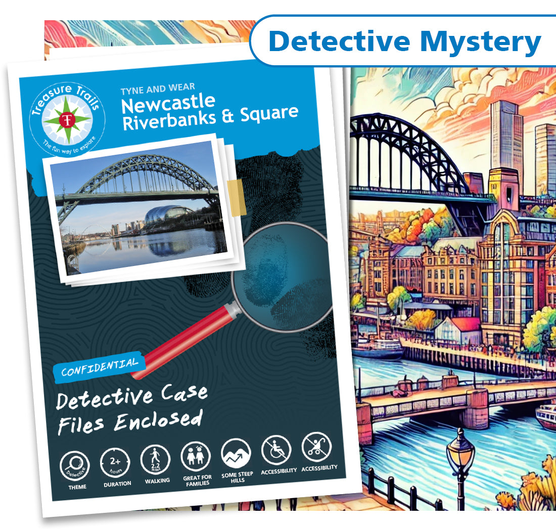 Newcastle Mystery Guides - Riverbanks & Square - Treasure Hunt