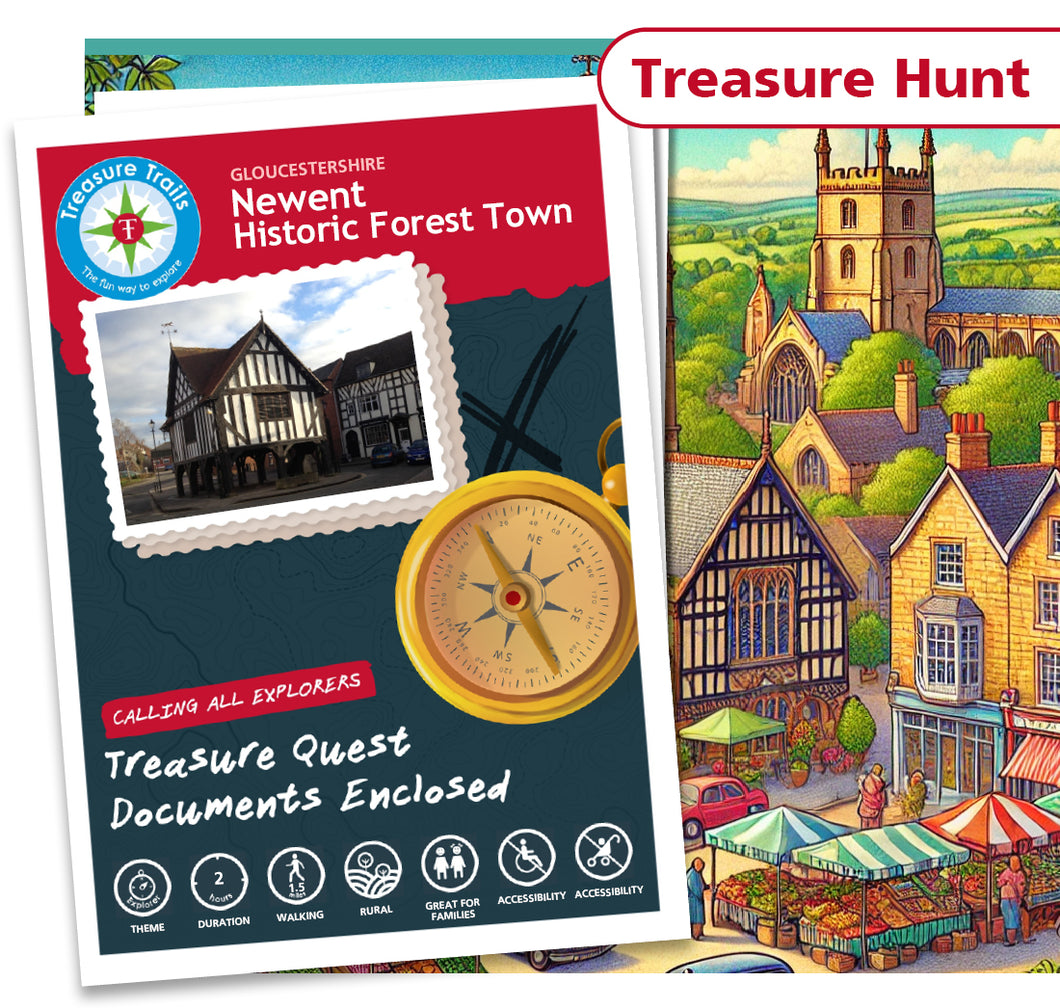 Treasure Hunt in Newent - Solve Clues & Explore