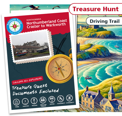 Northumberland Coast - Craster to Warkworth - Treasure Hunt