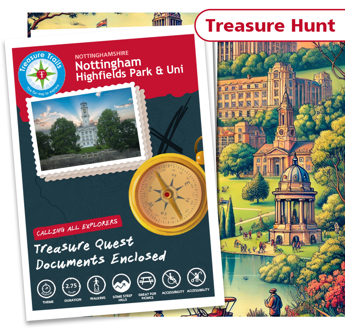 Nottingham - Highfields Park & Uni - Treasure Hunt