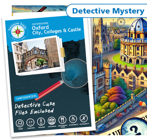 Treasure Hunt in Oxford - Solve Clues & Explore