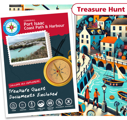 Treasure Hunt in Port Isaac - Solve Clues & Explore