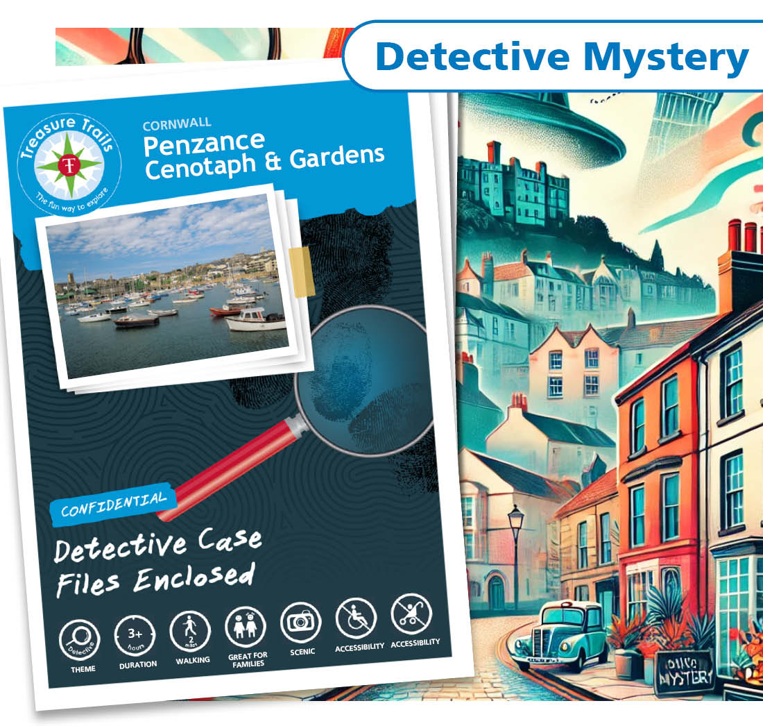 Treasure Hunt in Penzance - Solve Clues & Explore