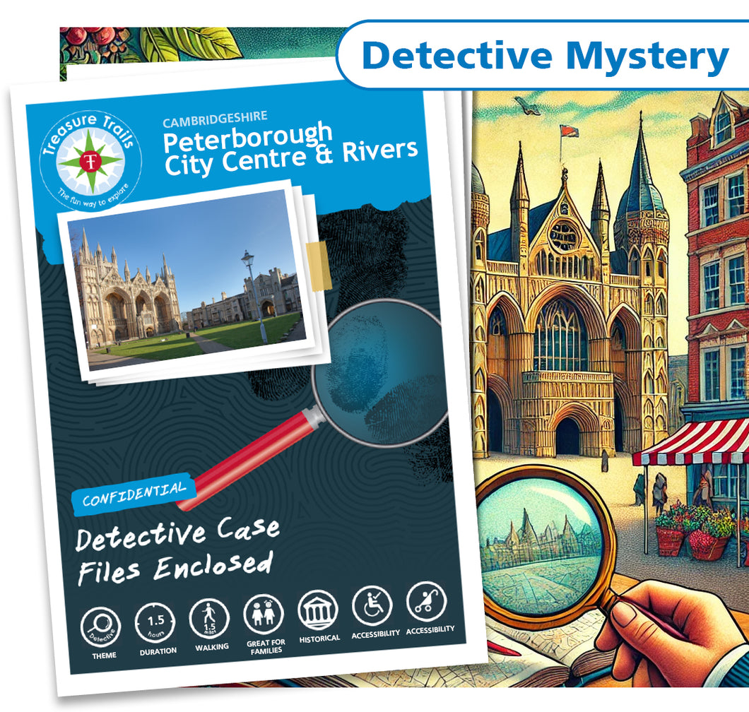 Treasure Hunt in Peterborough - Solve Clues & Explore