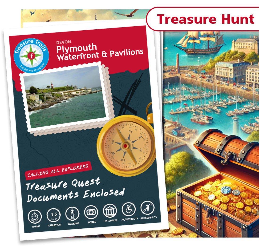 Treasure Hunt in Plymouth - Solve Clues & Explore