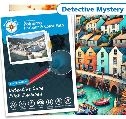 Treasure Hunt in Polperro - Solve Clues & Explore