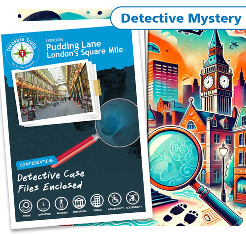 Treasure Hunt in Pudding Lane - Solve Clues & Explore