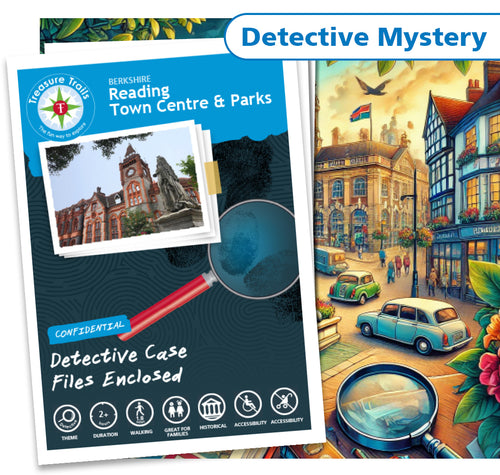 Treasure Hunt in Reading - Solve Clues & Explore