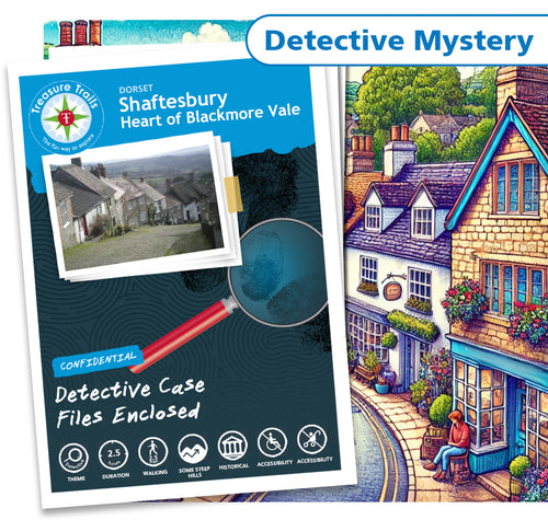 Treasure Hunt in Shaftesbury - Solve Clues & Explore