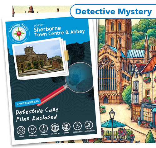 Treasure Hunt in Sherborne - Solve Clues & Explore