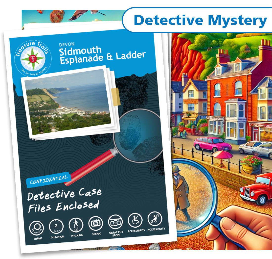 Treasure Hunt in Sidmouth - Solve Clues & Explore