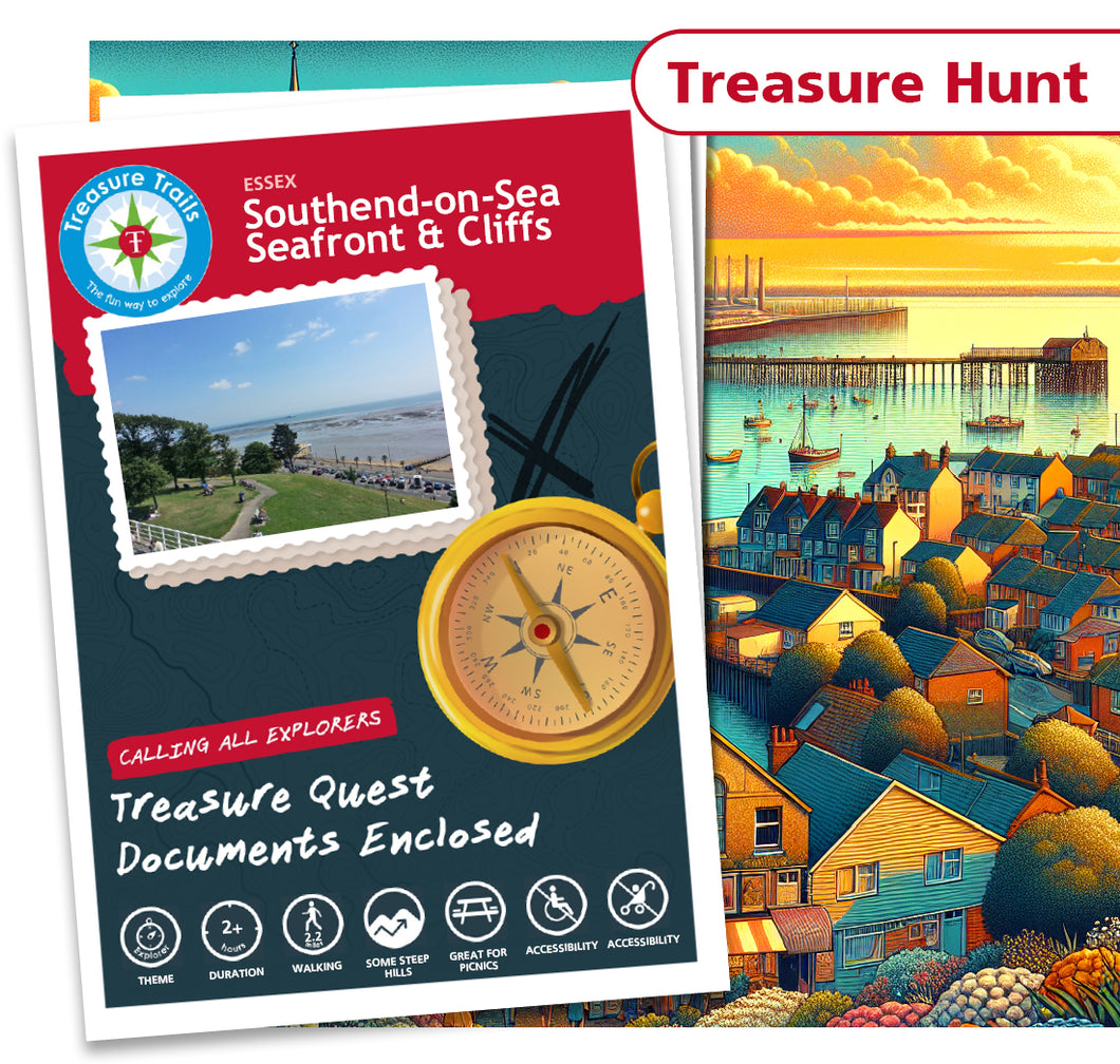 Treasure Hunt in Southend-on-Sea - Solve Clues & Explore