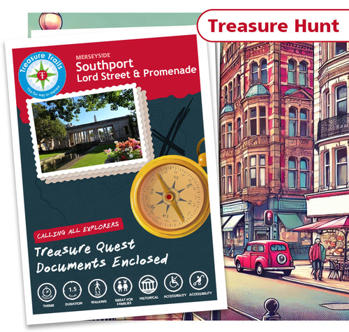 Southport - Lord Street & Promenade - Treasure Hunt