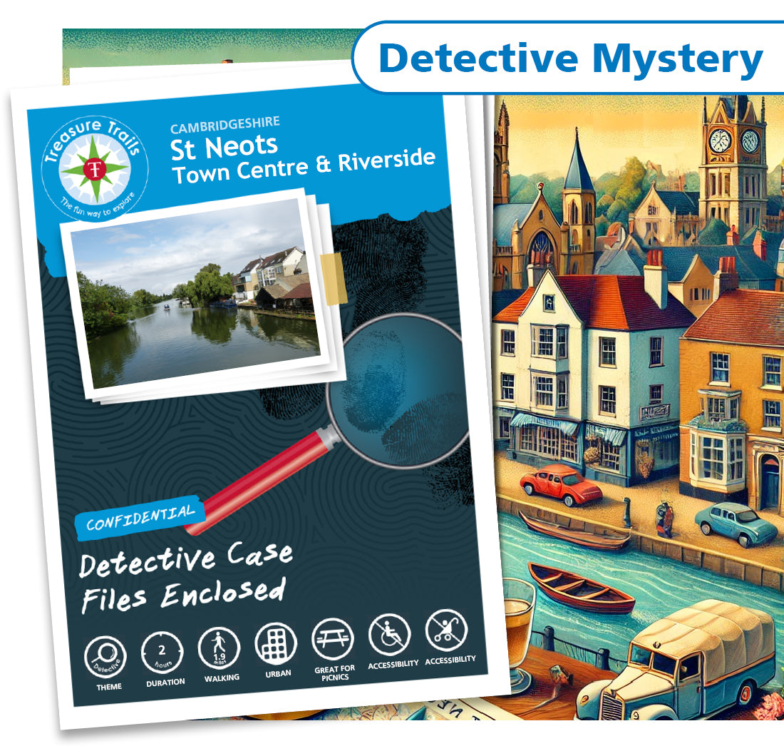 Treasure Hunt in St Neots - Solve Clues & Explore