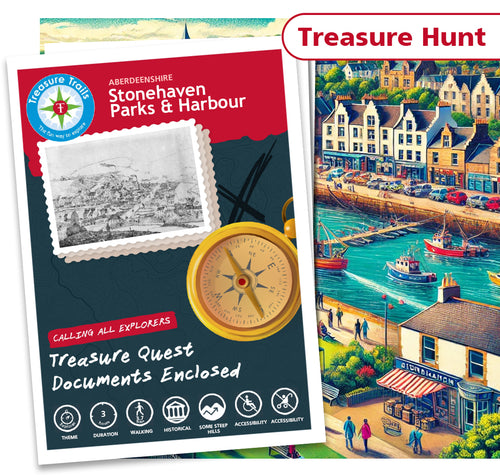 Scavenger Hunt in Stonehaven - Track Clues & Solve Puzzles