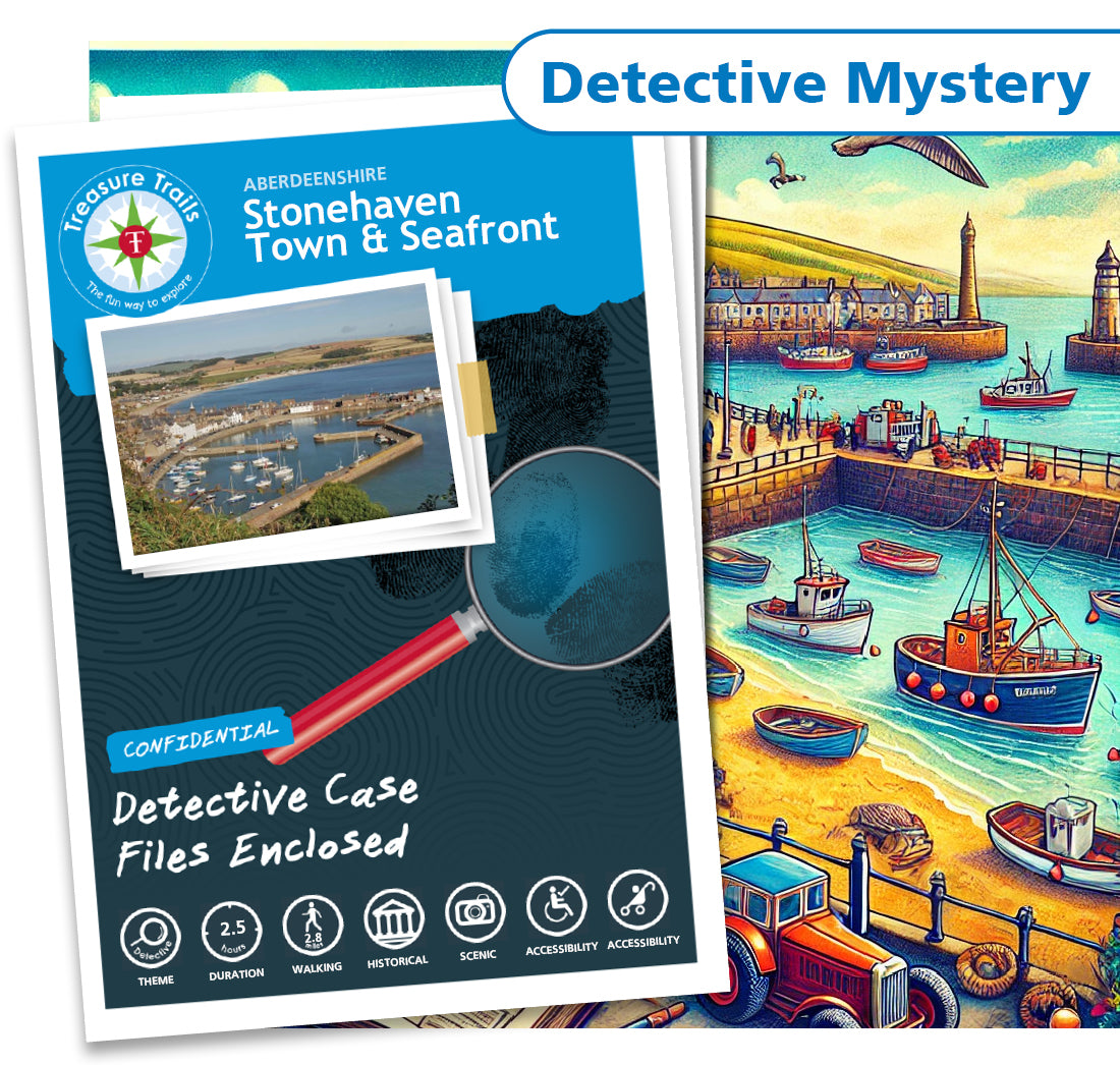 Treasure Hunt in Stonehaven - Solve Clues & Explore