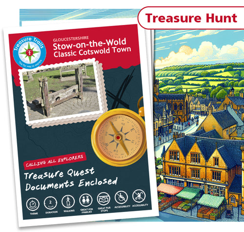 Treasure Hunt in Stow-on-the-Wold - Solve Clues & Explore