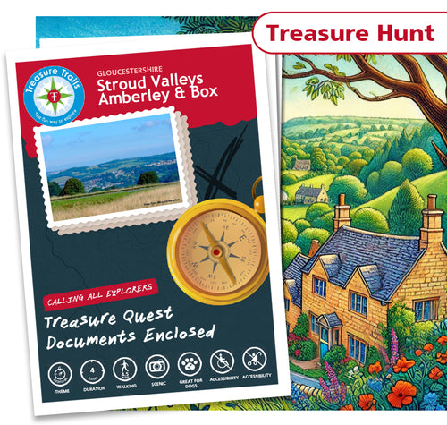 Treasure Hunt in Stroud Valleys - Solve Clues & Explore