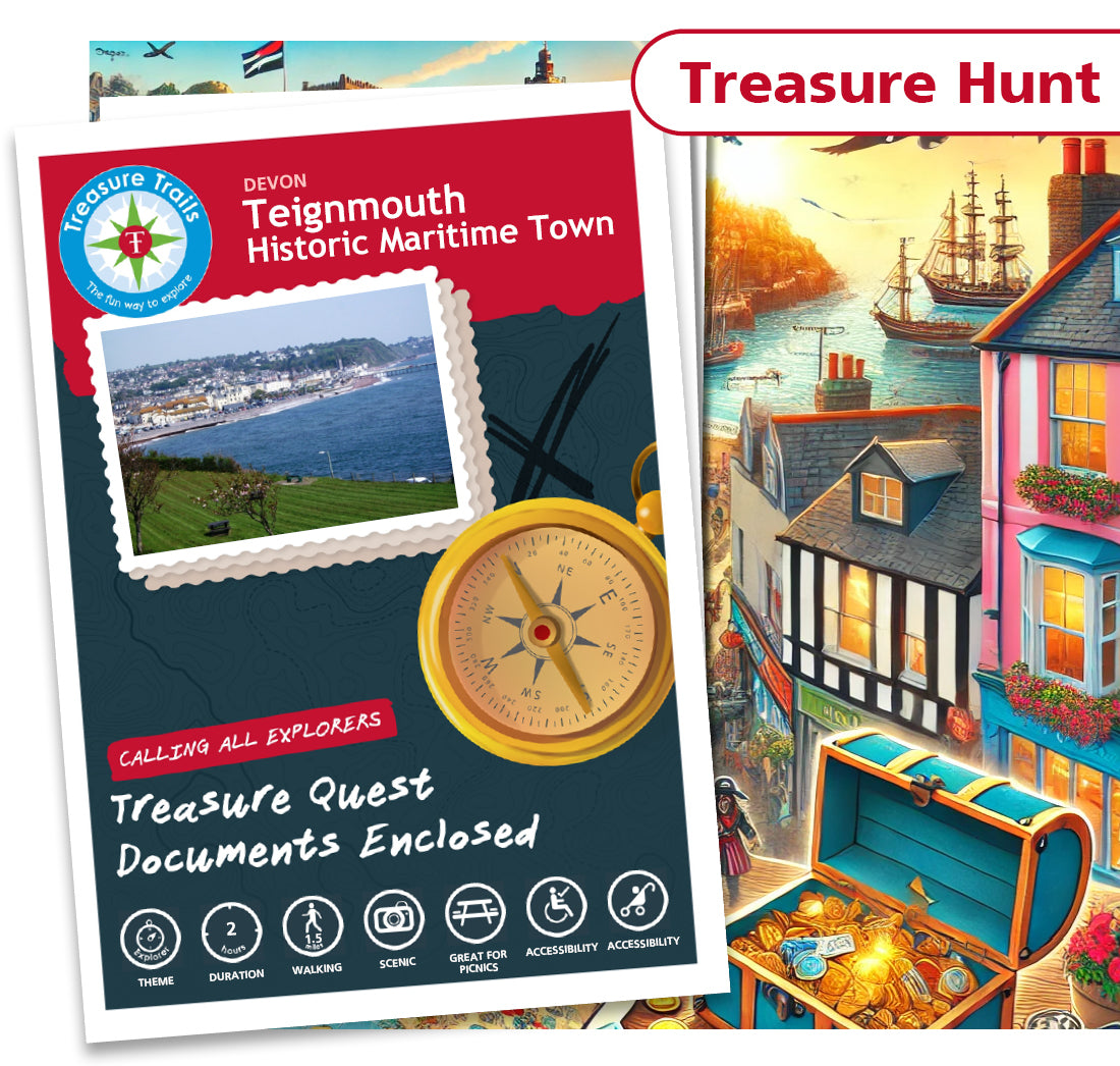 Treasure Hunt in Teignmouth - Solve Clues & Explore