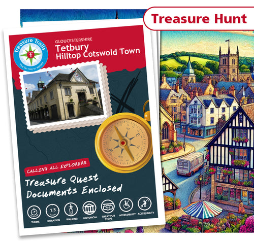 Treasure Hunt in Tetbury - Solve Clues & Explore