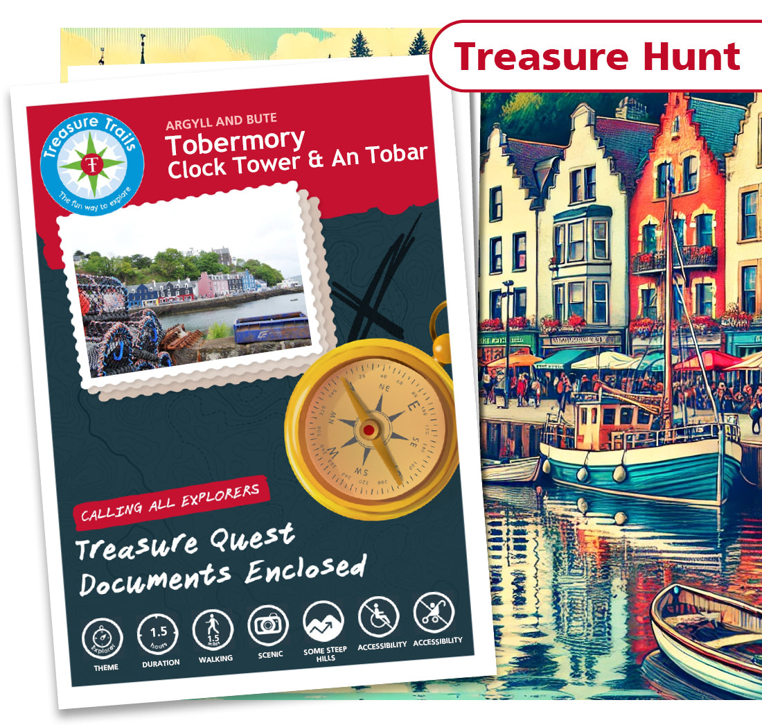 Treasure Hunt in Tobermory - Solve Clues & Explore