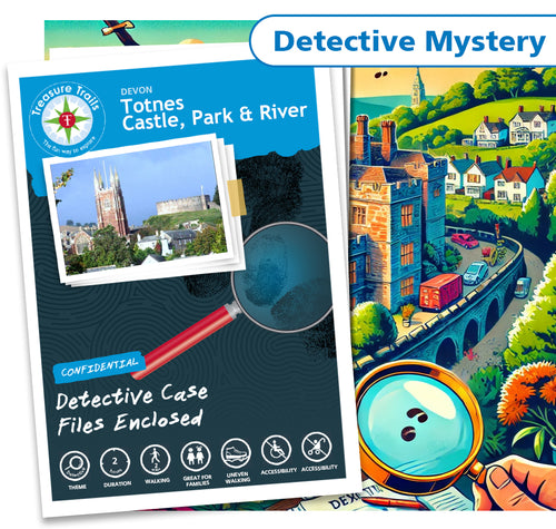 Treasure Hunt in Totnes - Solve Clues & Explore