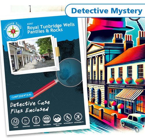 Treasure Hunt in Royal Tunbridge Wells - Solve Clues & Explore