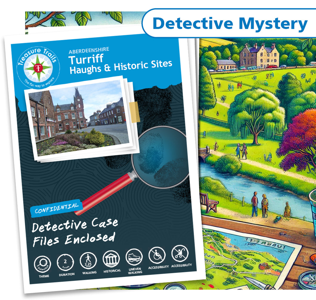 Treasure Hunt in Turriff - Solve Clues & Explore