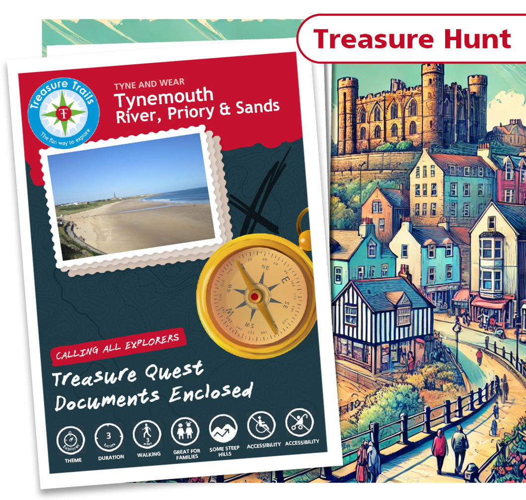 Tynemouth - River, Priory & Sands - Treasure Hunt