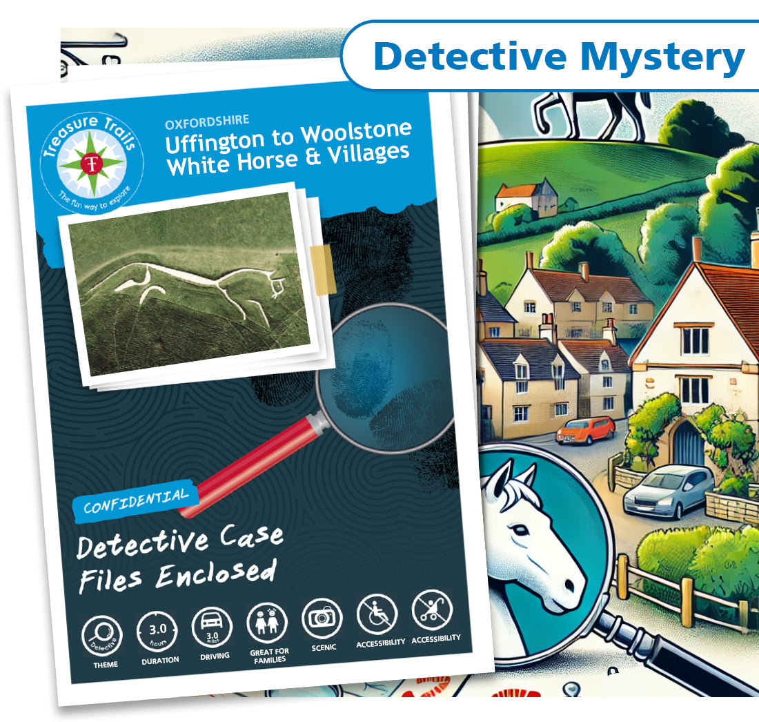 Treasure Hunt in Uffington & Woolstone - Solve Clues & Explore