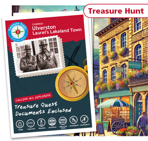 Treasure Hunt in Ulverston - Solve Clues & Explore