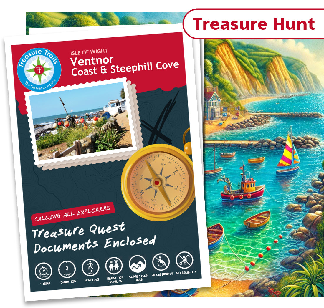 Ventnor - Coast & Steephill Cove - Treasure Hunt