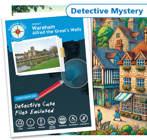 Treasure Hunt in Wareham - Solve Clues & Explore