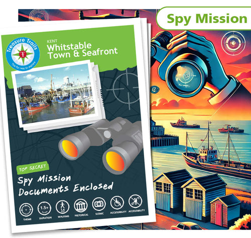 Treasure Hunt in Whitstable - Solve Clues & Explore