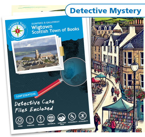 Treasure Hunt in Wigtown - Solve Clues & Explore