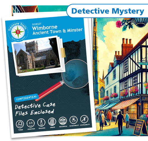 Treasure Hunt in Wimborne - Solve Clues & Explore