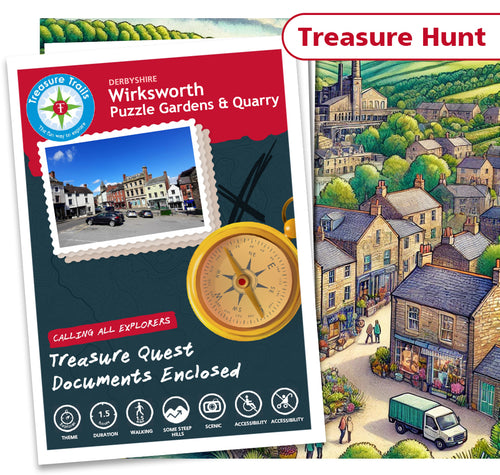 Treasure Hunt in Wirksworth - Solve Clues & Explore