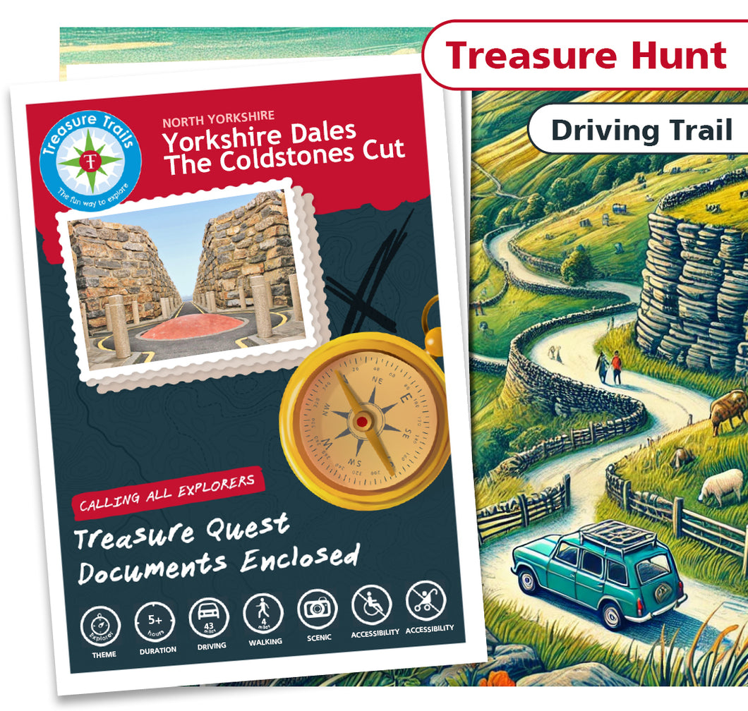 Yorkshire Dales - The Coldstones Cut - Treasure Hunt