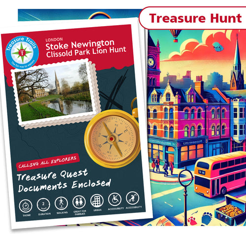 The Lion Hunting in Stoke Newington Clissold Park Treasure Hunt Treasure Trail